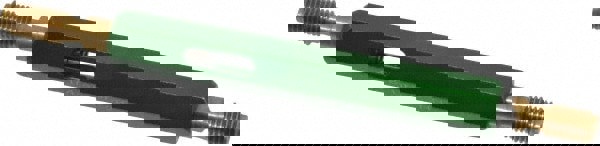 Plug Thread Gage: 1/4-28 Thread, 2B Class, Double End, Go & No Go